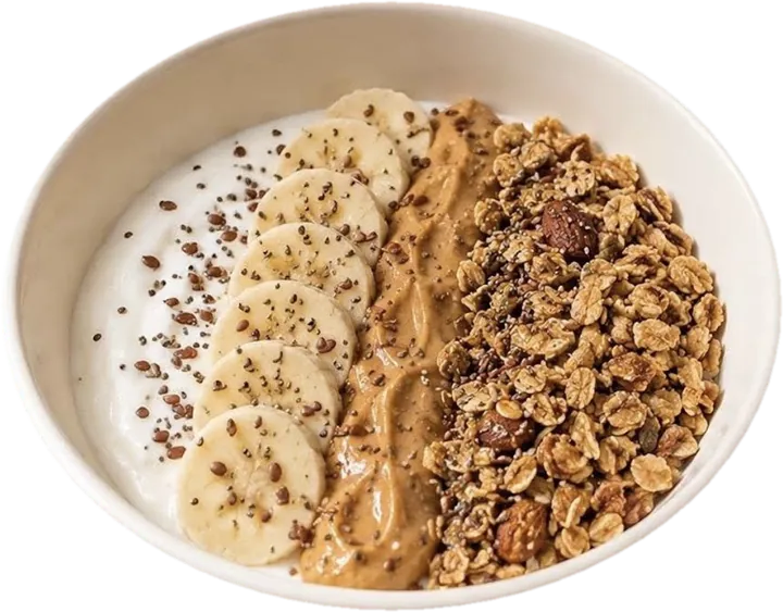 Protein Bowl con yogurt griego y granola